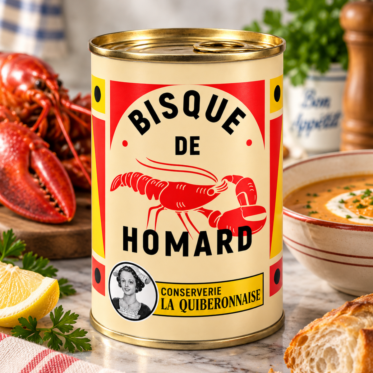 Bisque de Homard | La Quiberonnaise | Quiberon | Frankreich