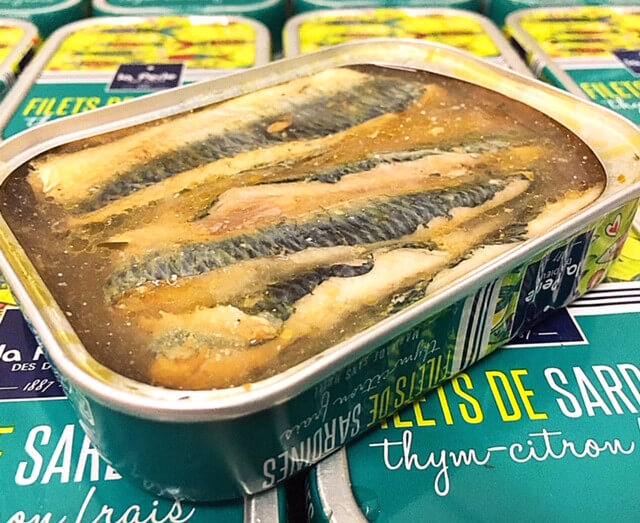 Sardinenfilets | thymian und zitrone | La Perle des Dieux | Frankreich,