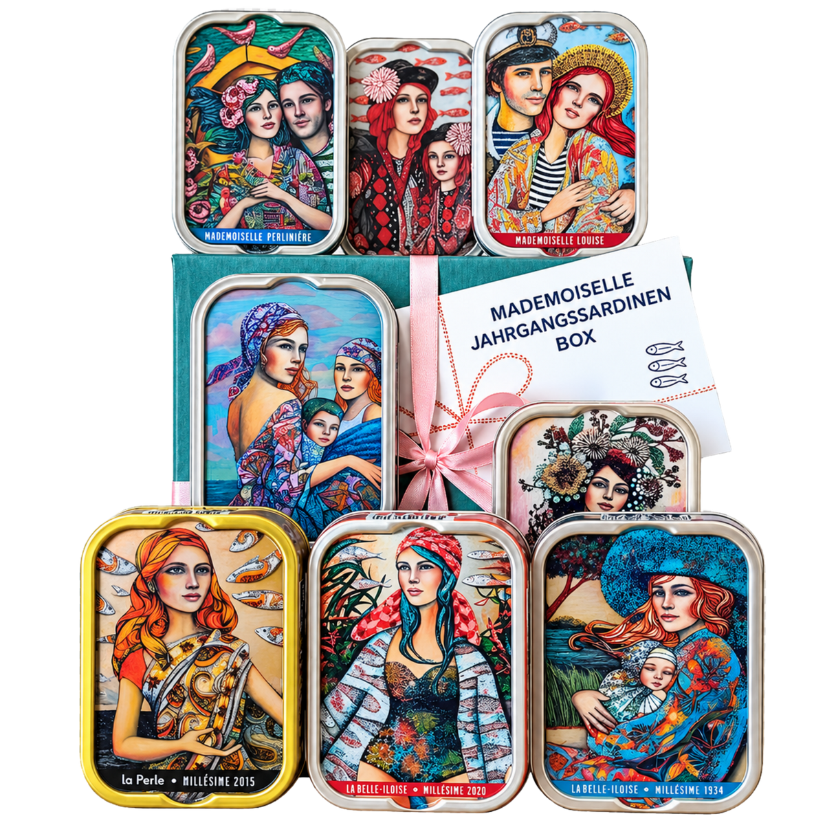 Mademoiselle Jahrgangssardinen Box 2018-2025 | La Perle des Dieux