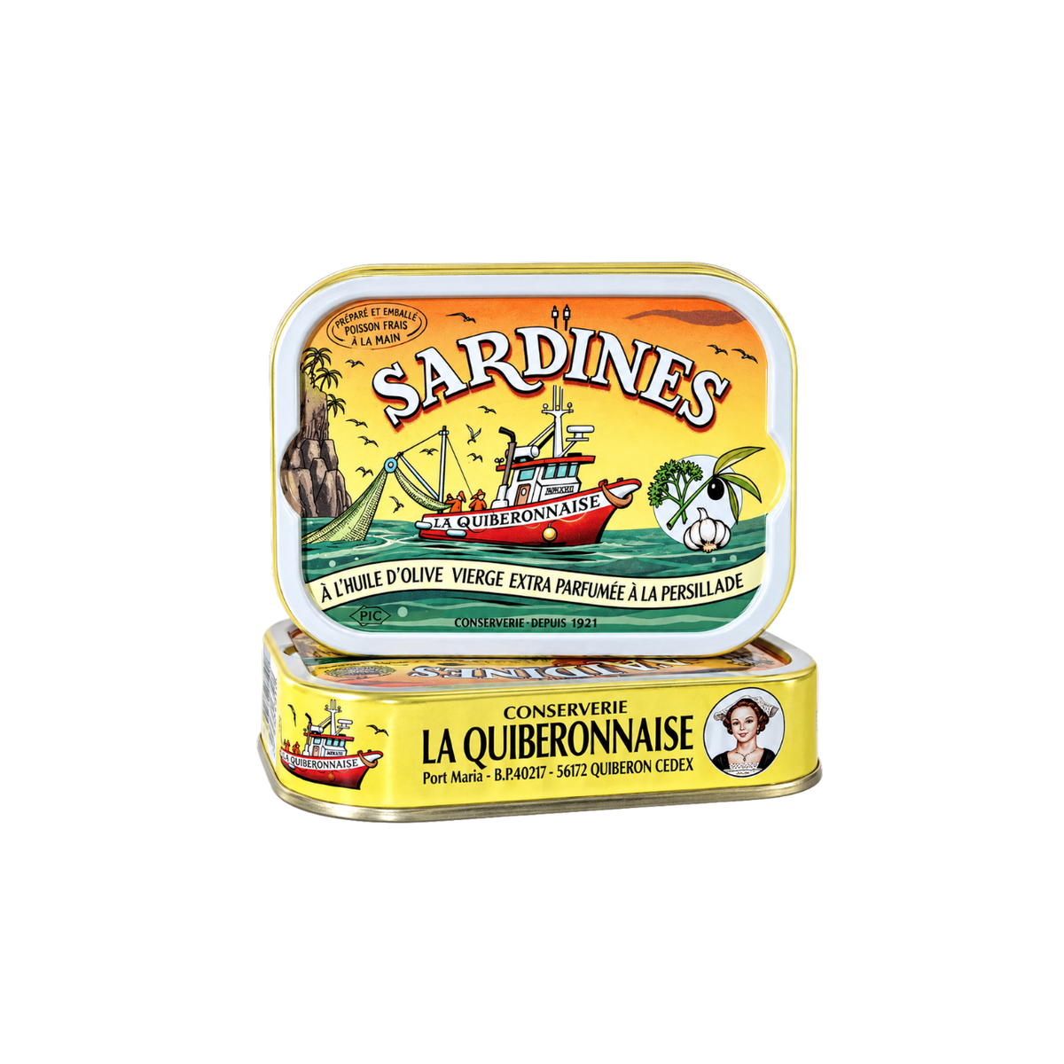 Sardinen mit Petersilie und Knoblauch | La Quiberonnaise | Quiberon | Frankreich