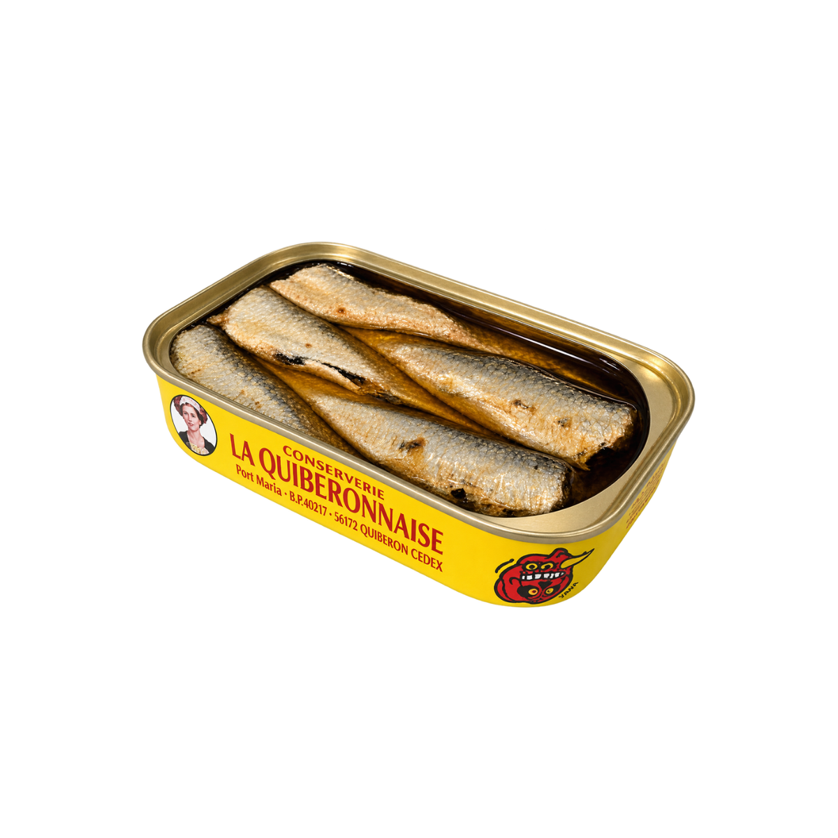 Jahrgangssardinen 2019 |  Sardinen Habanero Ultra Scharf  | La Quiberonnaise | Quiberon | Frankreich