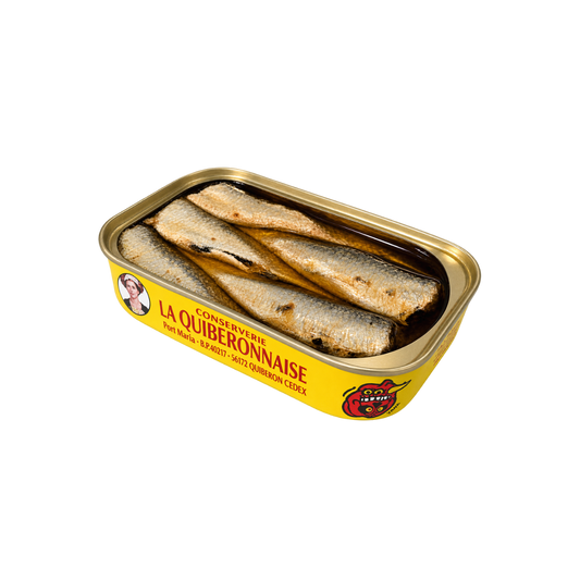 Jahrgangssardinen 2019 |  Sardinen Habanero Ultra Scharf  | La Quiberonnaise | Quiberon | Frankreich